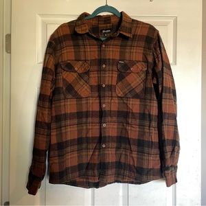 BRIXTON MENS FALL COLOR FLANNEL SIZE MEDIUM